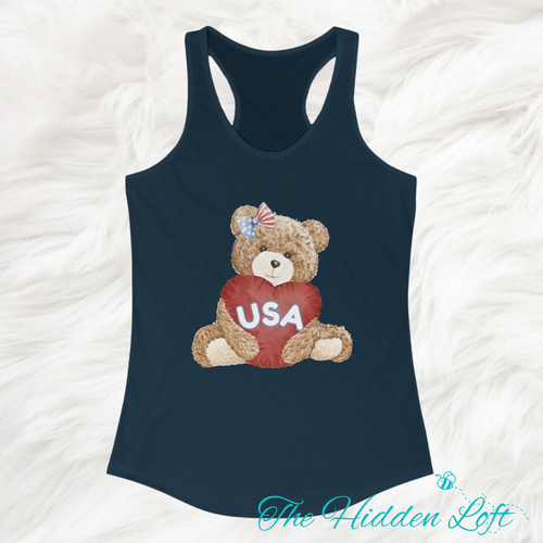 Patriotic Bear Tank Top