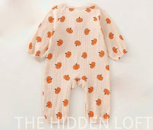 Load image into Gallery viewer, Cotton Pumpkin Romper