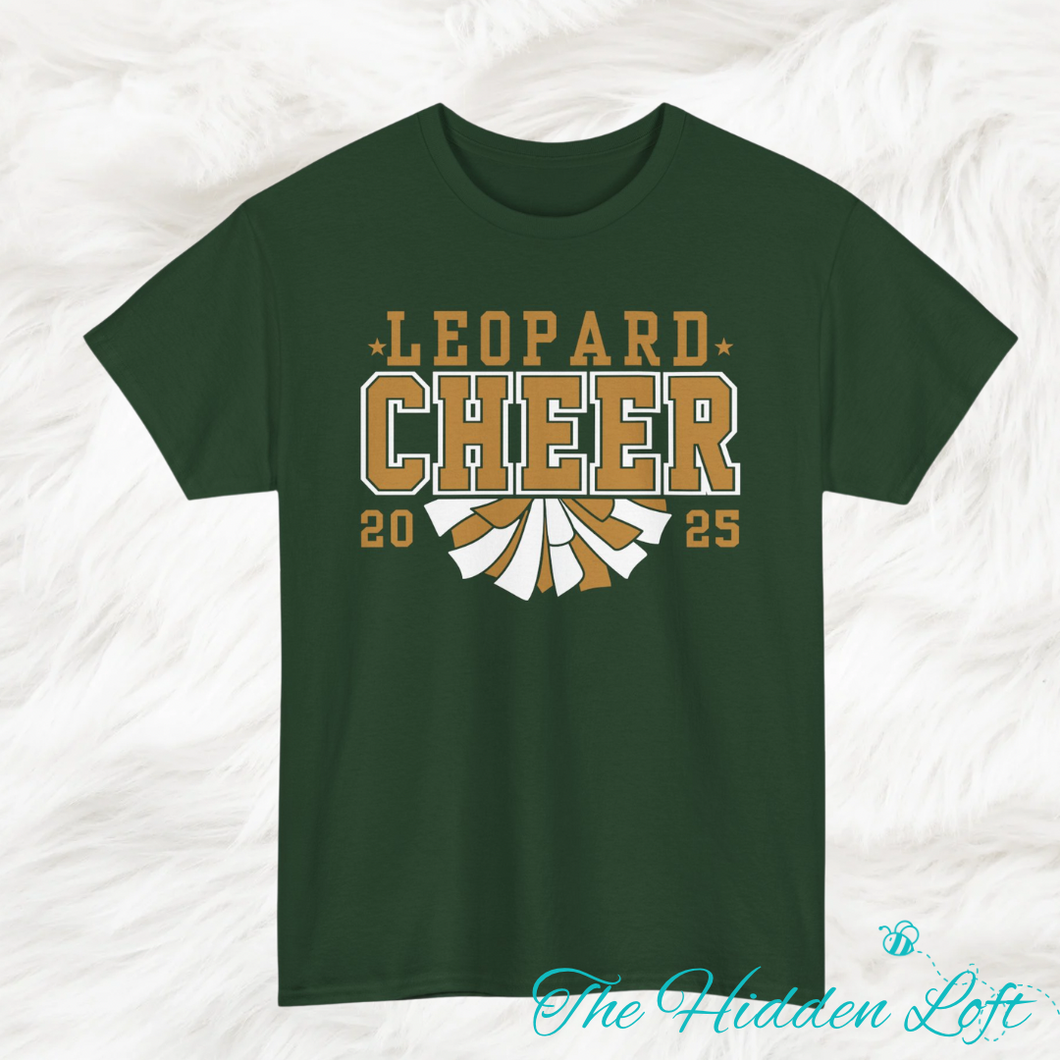 Leopard Cheer 2025 T-shirt