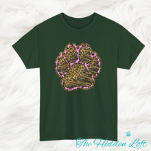 Load image into Gallery viewer, Leopard Paw Print T-shirt