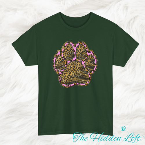 Leopard Paw Print T-shirt