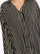Load image into Gallery viewer, Striped Oversized Blouse