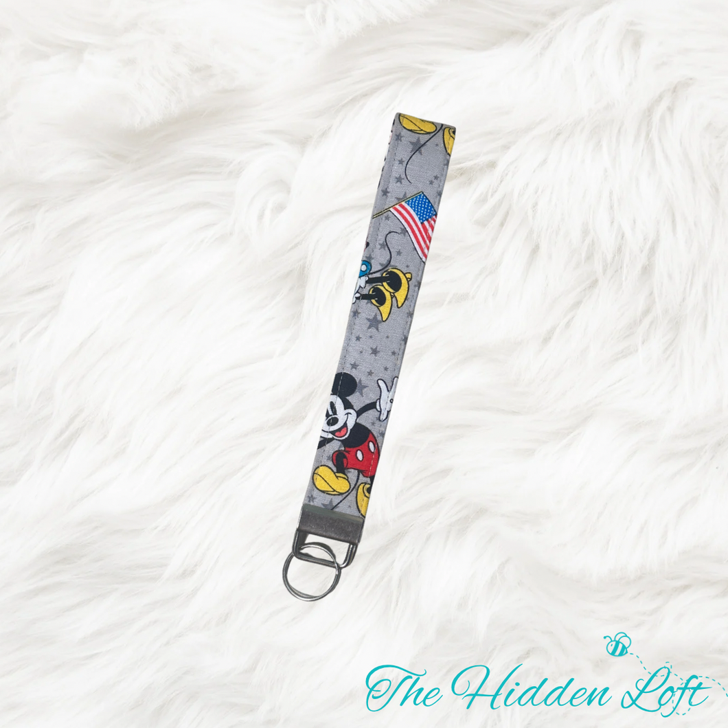 Patriotic Mouse  Keychain