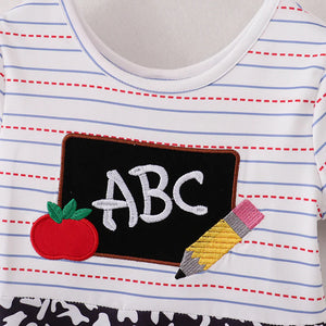 Embroidered ABC Dress