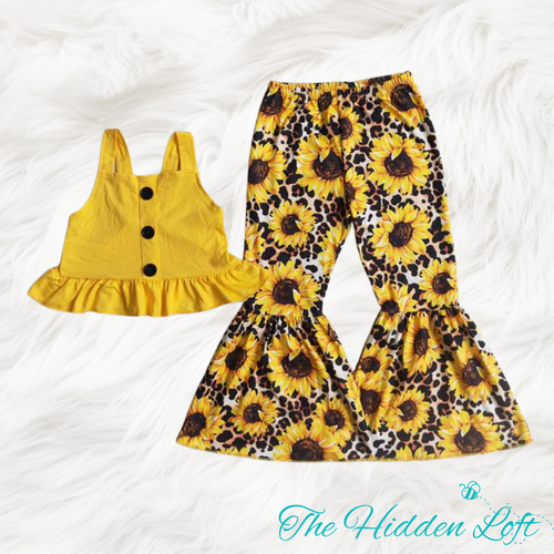 Sunflower Bell Bottom Outfit