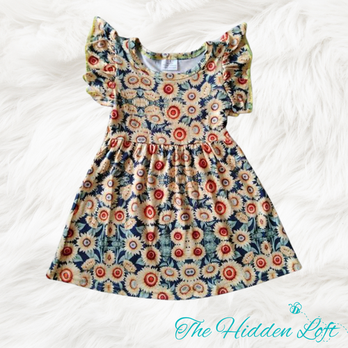 Sunflower Field Dress