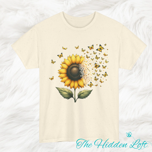 Sunflower Butterfly T-shirt