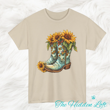 Load image into Gallery viewer, Sunflower Boots T-shirt