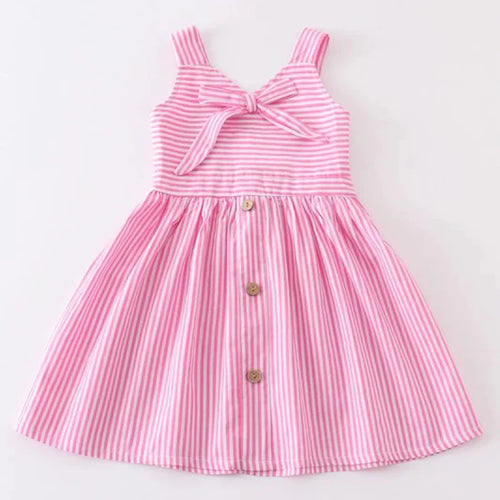 Pink & White Stripe Dress