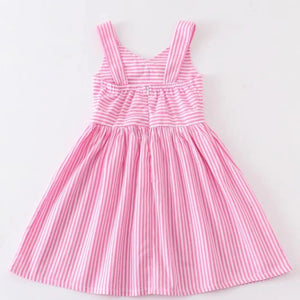 Pink & White Stripe Dress