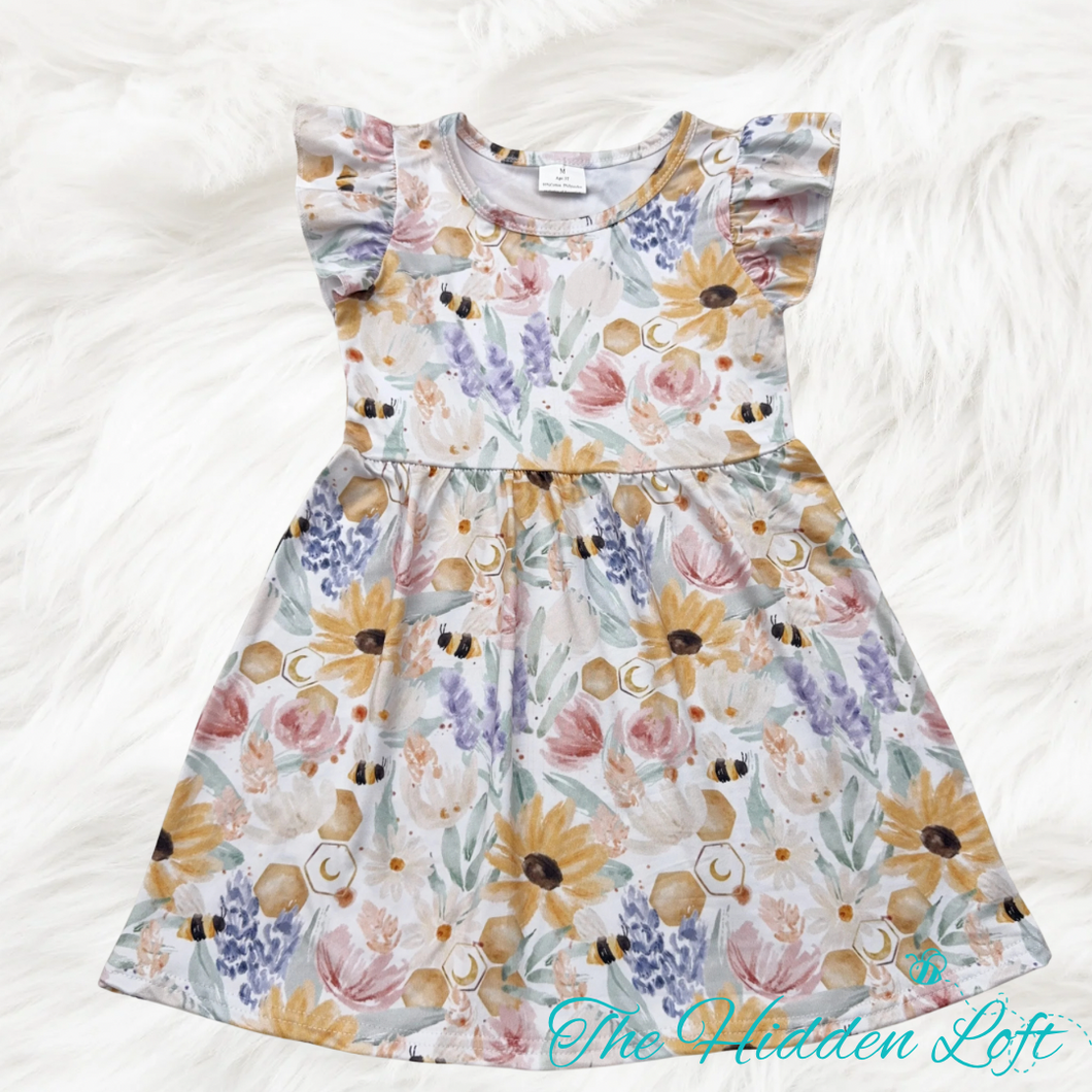 Floral Bee Dress