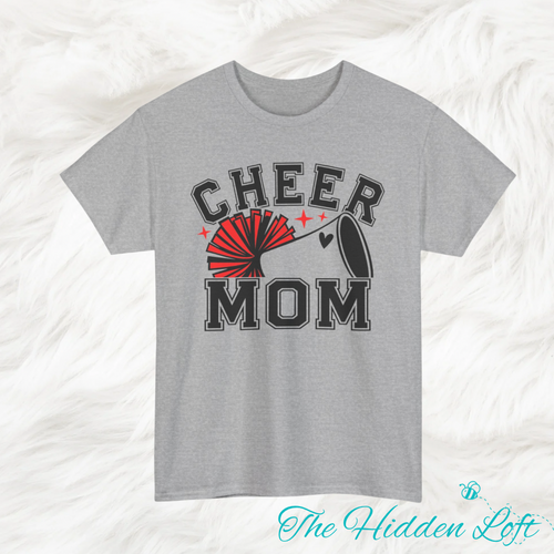 Custom Color Cheer Mom T-Shirt