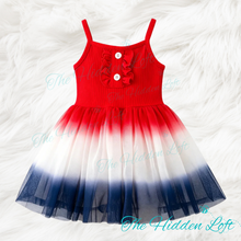 Load image into Gallery viewer, Patriotic Tutu Dress