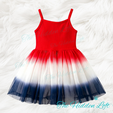 Load image into Gallery viewer, Patriotic Tutu Dress