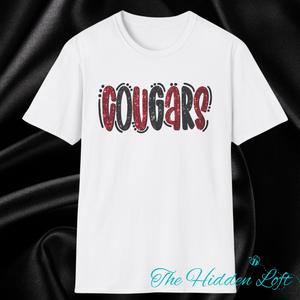 Cougars Faux Glitter T-Shirt