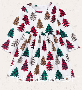 Print Tree Dress