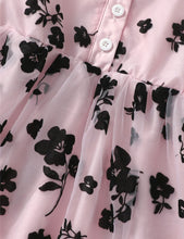 Load image into Gallery viewer, Pink and Black Floral Dress
