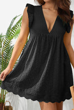 Load image into Gallery viewer, Eyelet Mini Dress