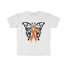 Load image into Gallery viewer, Awareness Ribbon Butterfly T-shirt