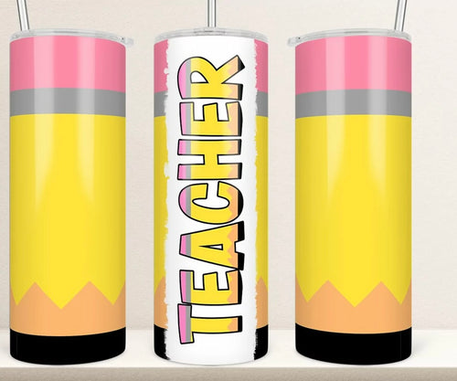 Pencil Teacher Tumbler