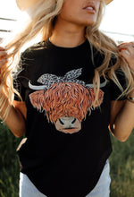 Load image into Gallery viewer, Highland Cow T-shirt
