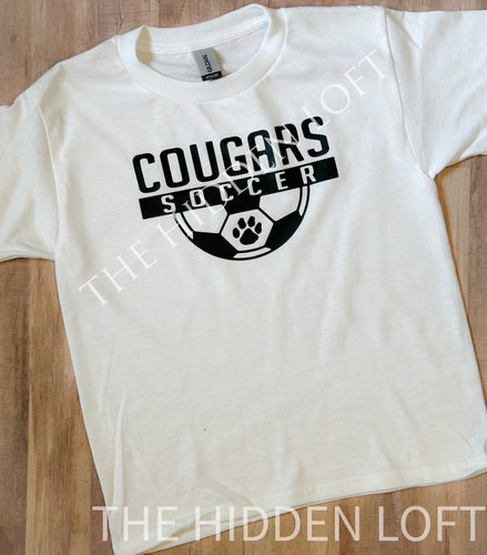 ADULT Cougars Soccer T-shirt