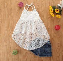 Load image into Gallery viewer, Lace Halter Shorts Outfit