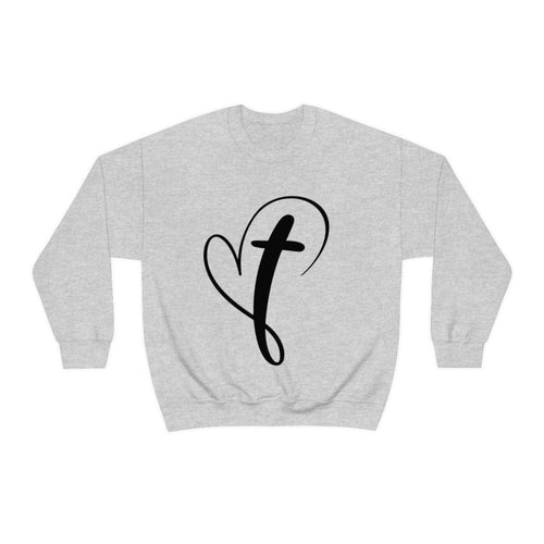 Heart Cross Sweatshirt