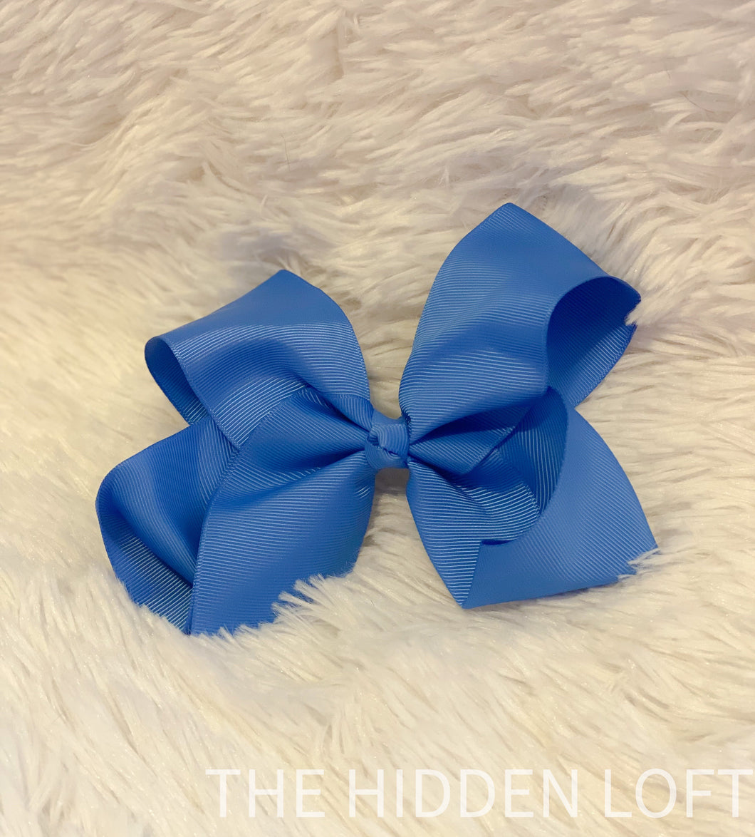 Cornflower Blue Hair Bow