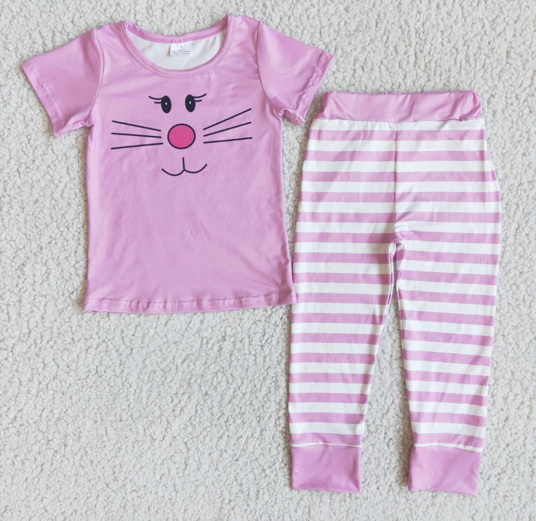 Pink Easter Bunny Pajamas