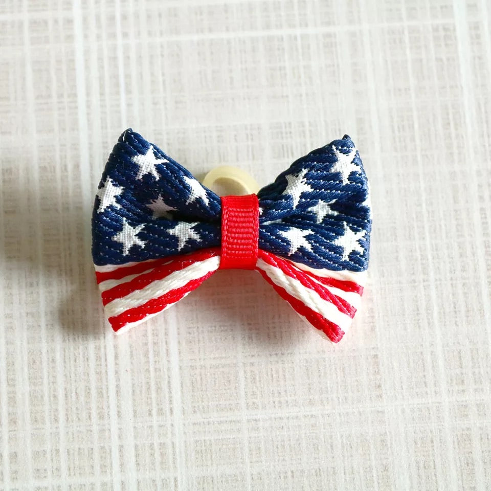 Mini Patriotic Bows