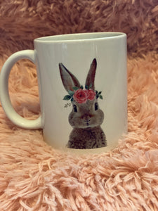Brown Bunny Easter Coffee Mug