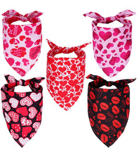 Load image into Gallery viewer, Valentine Pet Bandana