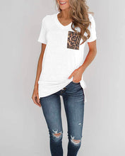 Load image into Gallery viewer, Leopard Pocket Tee