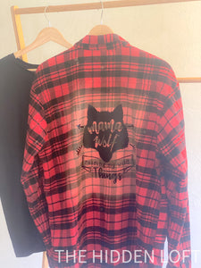 Mama Wolf Bleached Flannel