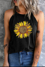 Load image into Gallery viewer, Leopard Sunflower Tank