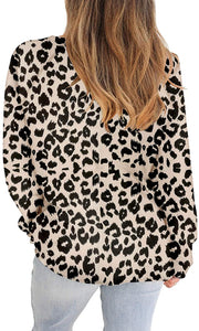 Women’s Leopard Lightweight Sweatshirt
