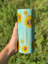 Load image into Gallery viewer, Sunflower 2 in 1 Style Tumbler