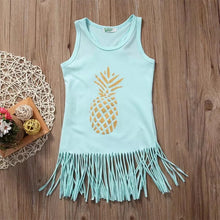 Load image into Gallery viewer, Pineapple Fringe Dress