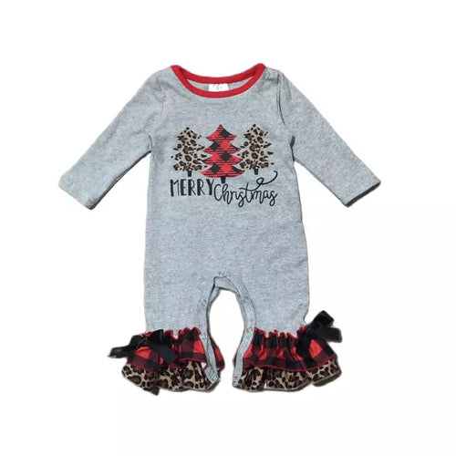 Baby Girl Merry Christmas Romper