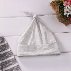 Striped Grey Baby Boy Outfit