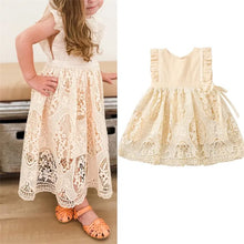 Load image into Gallery viewer, Cream Cotton Lace Dress