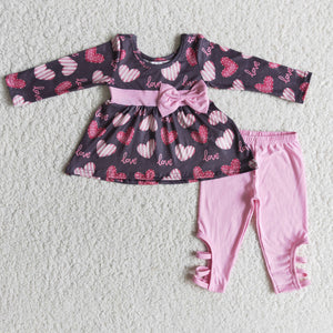 Pink Legging Valentine Outfit