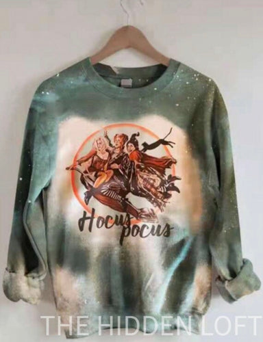 Women’s Hocus Pocus Bleached Sweatshirt