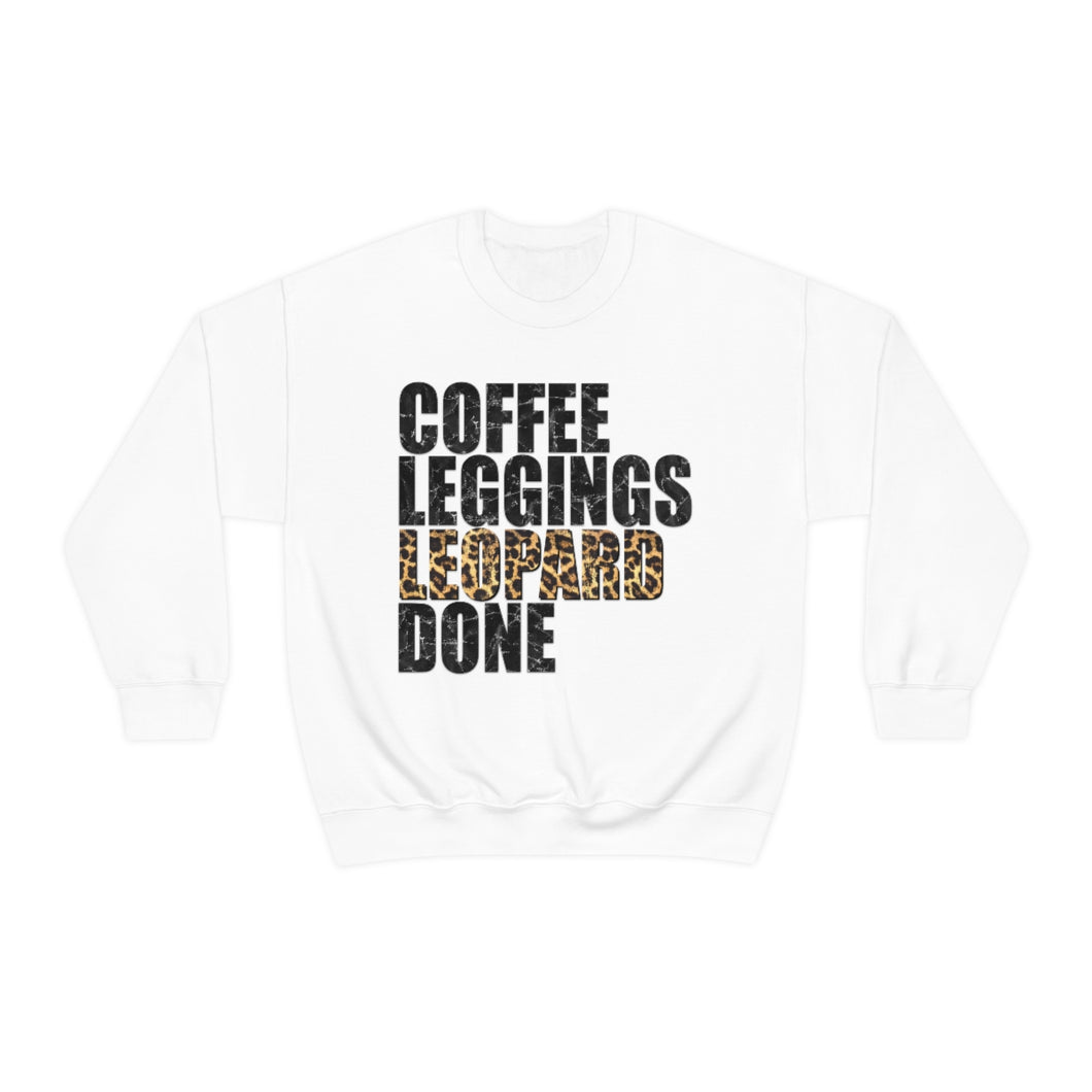 Coffee Leggings Leopard