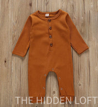 Load image into Gallery viewer, Burnt Orange Baby Romper