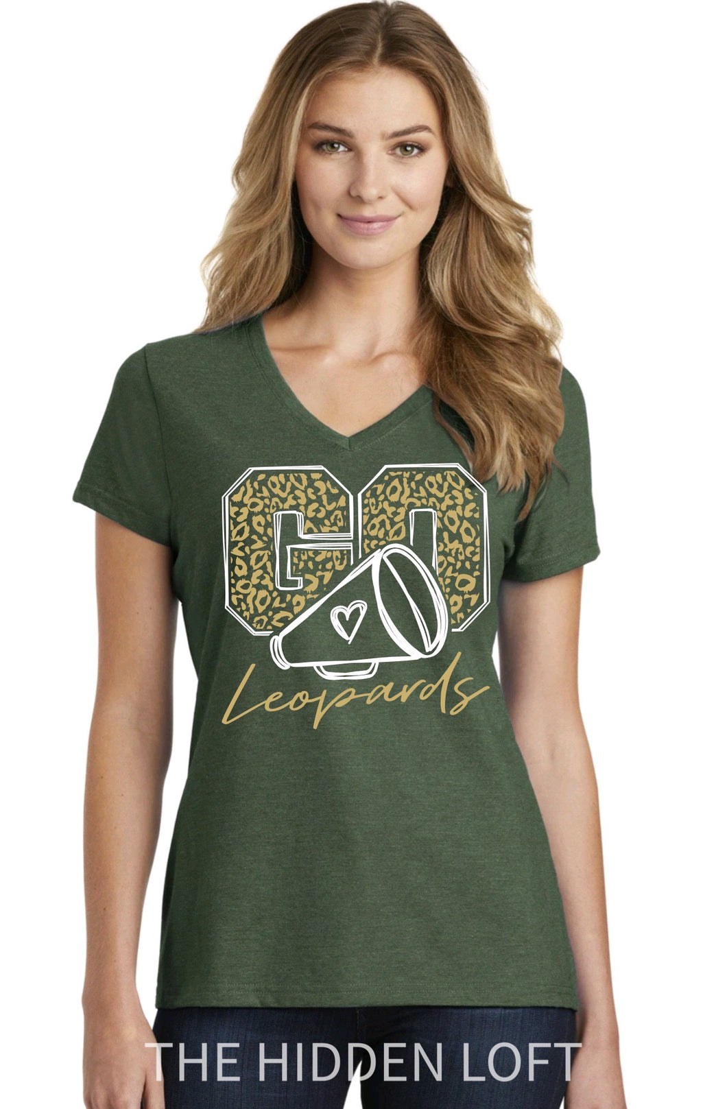 Go Leopards Women’s V-neck