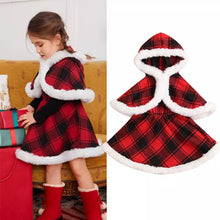 Load image into Gallery viewer, Fur Trim Dress Set