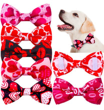Load image into Gallery viewer, Valentine Bow Tie Collar Slides