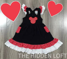 Load image into Gallery viewer, Polka Dot Mouse Dress